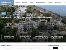 Tablet Screenshot of greekislandsecrets.com